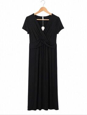 Pinkblush Black Maxi Dress 
Minimalist • Stretchy • Flattering Everyday Dre